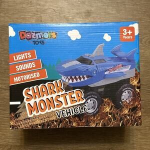 Dazmers Toys Shark Monster Vehicle (lights, Sounds, Motorized)